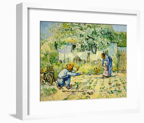 First Steps-Vincent van Gogh-Framed Giclee Print