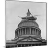 First Successful Us Army Helicopter Designed by Igor Sikorsky Flying Past the Capitol Dome-J^ R^ Eyerman-Mounted Photographic Print