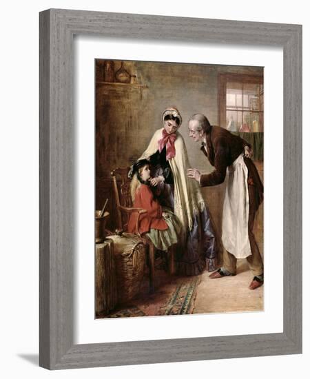 First Tooth, 1866-Edward Hughes-Framed Giclee Print