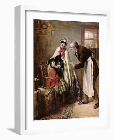 First Tooth, 1866-Edward Hughes-Framed Giclee Print