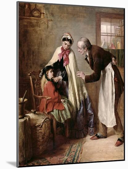 First Tooth, 1866-Edward Hughes-Mounted Giclee Print