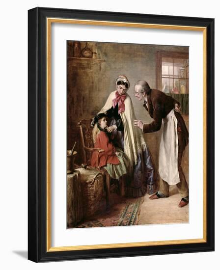 First Tooth, 1866-Edward Hughes-Framed Giclee Print
