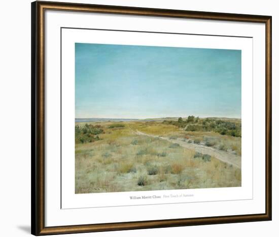 First Touch of Autumn, about 1898-William Merritt Chase-Framed Art Print