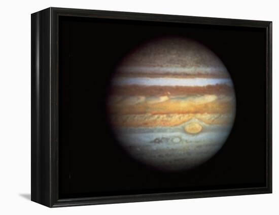 First True-Color Photo of Planet Jupiter Taken from Hubble Space Telescope-null-Framed Premier Image Canvas