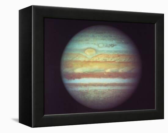 First True-Color Photo of Planet Jupiter Taken from Hubble Space Telescope-null-Framed Premier Image Canvas