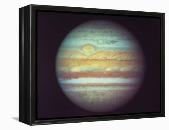 First True-Color Photo of Planet Jupiter Taken from Hubble Space Telescope-null-Framed Premier Image Canvas