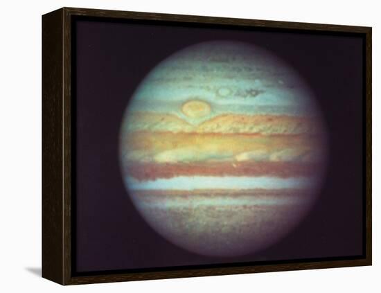 First True-Color Photo of Planet Jupiter Taken from Hubble Space Telescope-null-Framed Premier Image Canvas