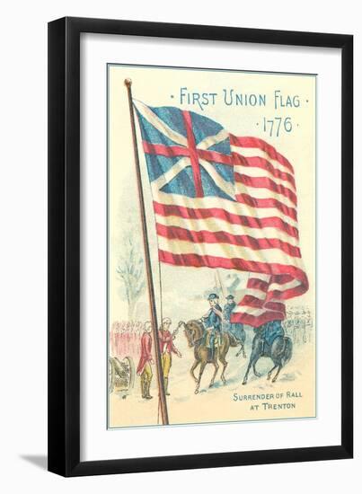 First Union Flag, 1776-null-Framed Art Print