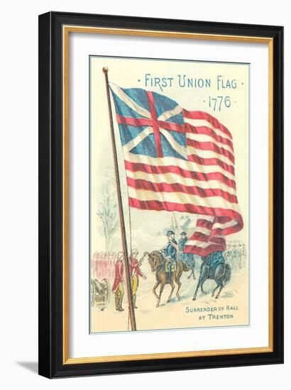 First Union Flag, 1776-null-Framed Art Print