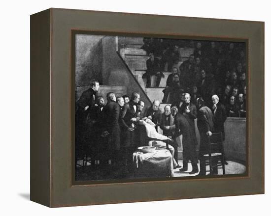 First Use of General Anaesthesia, 1846-Science Photo Library-Framed Premier Image Canvas