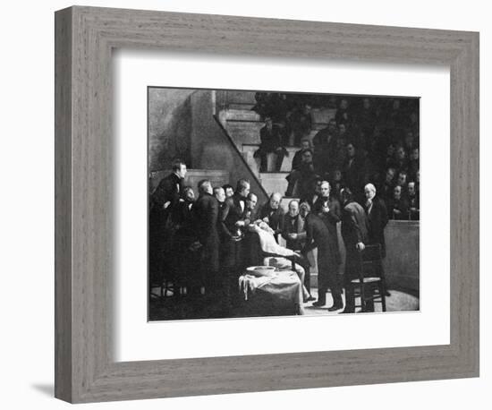 First Use of General Anaesthesia, 1846-Science Photo Library-Framed Photographic Print
