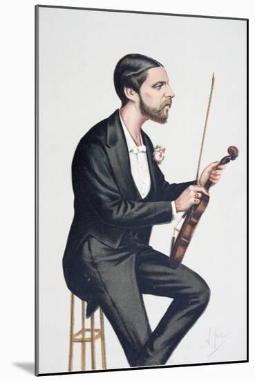 First Violin-Carlo Pellegrini-Mounted Giclee Print