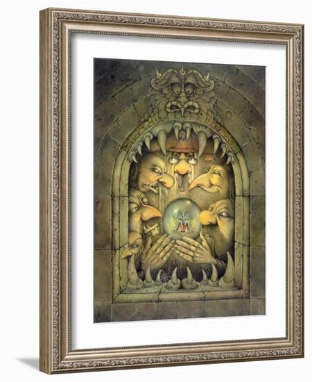 First You Require a Dragon, 1983-Wayne Anderson-Framed Giclee Print