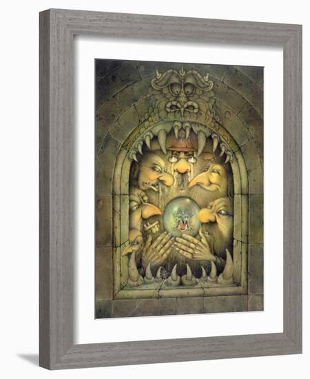 First You Require a Dragon, 1983-Wayne Anderson-Framed Giclee Print