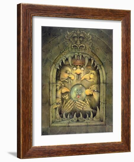 First You Require a Dragon, 1983-Wayne Anderson-Framed Giclee Print