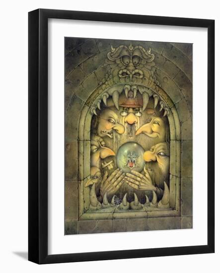 First You Require a Dragon, 1983-Wayne Anderson-Framed Giclee Print