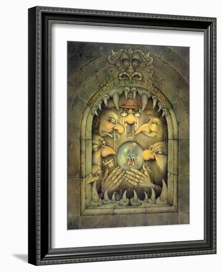 First You Require a Dragon, 1983-Wayne Anderson-Framed Giclee Print