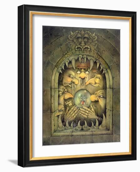 First You Require a Dragon, 1983-Wayne Anderson-Framed Giclee Print