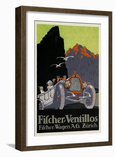 Fischer Automobiles-null-Framed Art Print