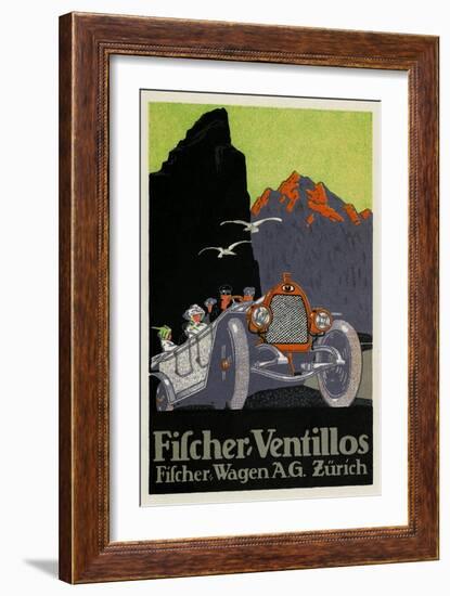 Fischer Automobiles-null-Framed Art Print