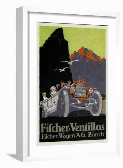 Fischer Automobiles-null-Framed Art Print