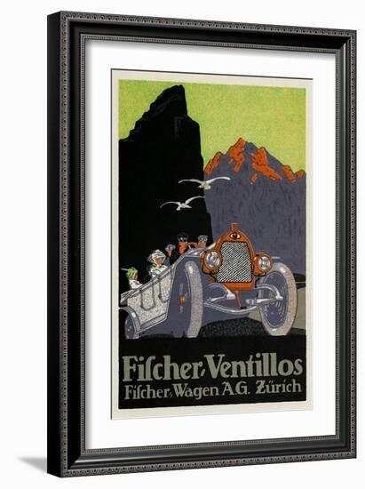 Fischer Automobiles-null-Framed Art Print