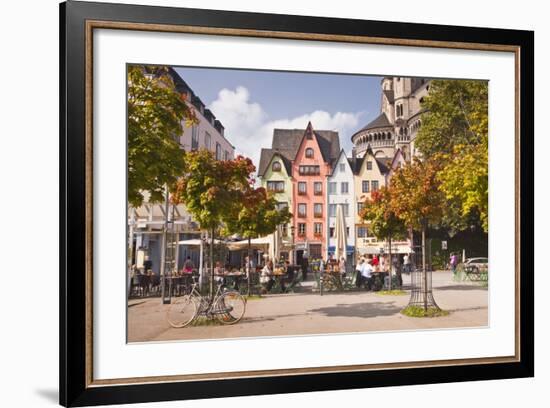 Fischmarkt in the Old Part of Cologne, North Rhine-Westphalia, Germany, Europe-Julian Elliott-Framed Photographic Print