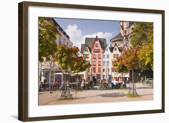 Fischmarkt in the Old Part of Cologne, North Rhine-Westphalia, Germany, Europe-Julian Elliott-Framed Photographic Print