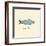 Fish a Freehand Drawing Logo Store Food-Natali Li-Framed Art Print