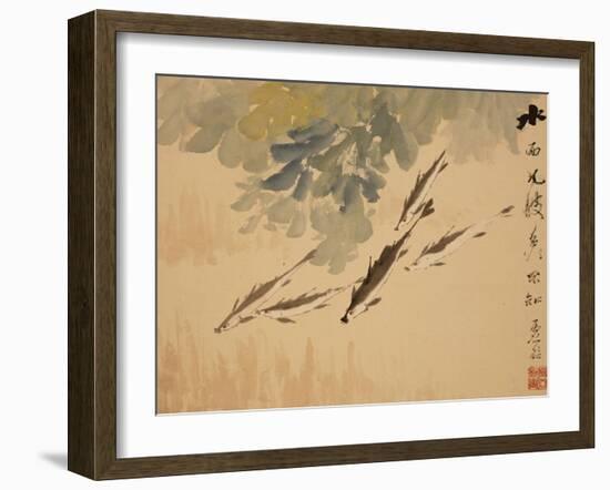 Fish, A Leaf from an Album of Various Subjects-Xu Gu-Framed Giclee Print