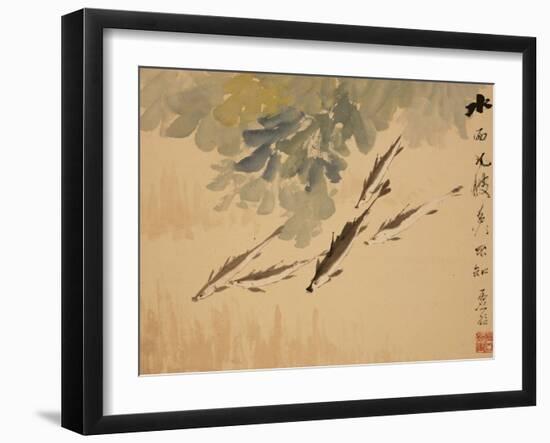 Fish, A Leaf from an Album of Various Subjects-Xu Gu-Framed Giclee Print