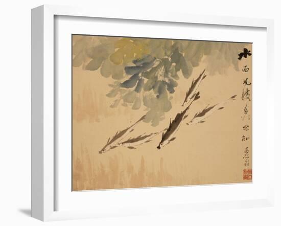 Fish, A Leaf from an Album of Various Subjects-Xu Gu-Framed Giclee Print