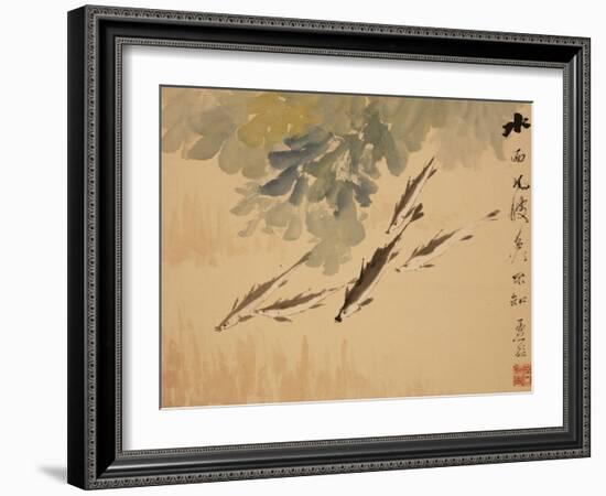 Fish, A Leaf from an Album of Various Subjects-Xu Gu-Framed Giclee Print