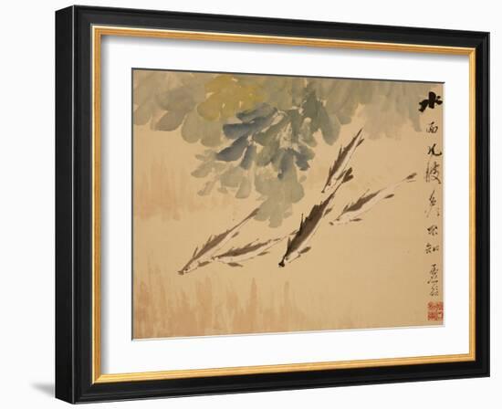 Fish, A Leaf from an Album of Various Subjects-Xu Gu-Framed Giclee Print