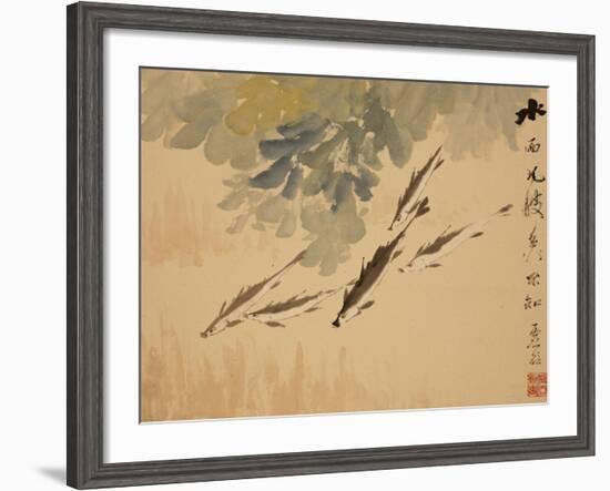 Fish, A Leaf from an Album of Various Subjects-Xu Gu-Framed Giclee Print