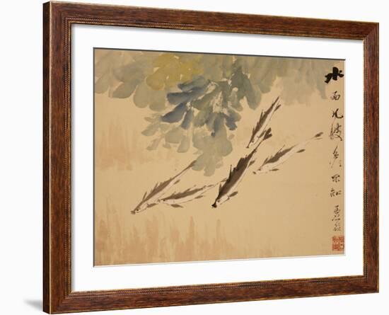 Fish, A Leaf from an Album of Various Subjects-Xu Gu-Framed Giclee Print