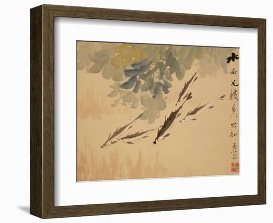 Fish, A Leaf from an Album of Various Subjects-Xu Gu-Framed Giclee Print