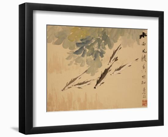 Fish, A Leaf from an Album of Various Subjects-Xu Gu-Framed Giclee Print