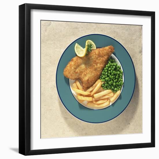 Fish and Chips, Traditional British Dish-Sheila Terry-Framed Photographic Print