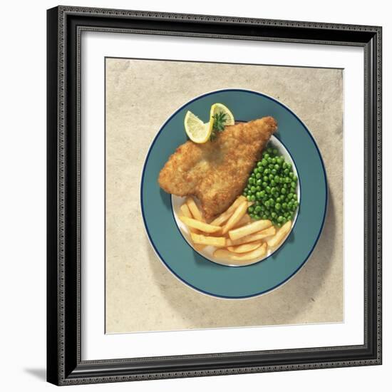 Fish and Chips, Traditional British Dish-Sheila Terry-Framed Photographic Print