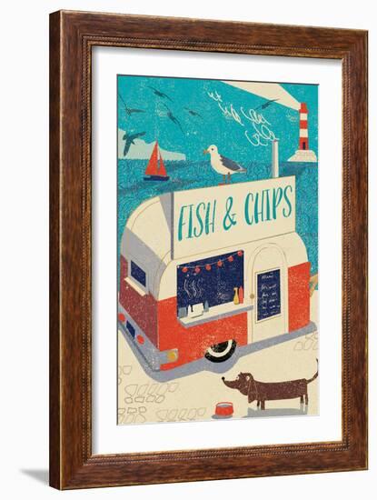 Fish and Chips-Rocket 68-Framed Premium Giclee Print