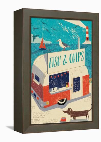 Fish and Chips-Rocket 68-Framed Premier Image Canvas