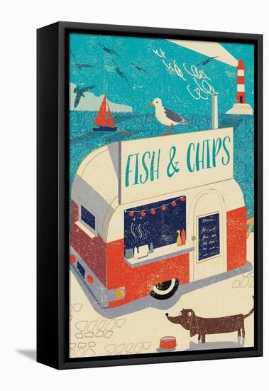 Fish and Chips-Rocket 68-Framed Premier Image Canvas