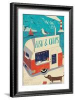 Fish and Chips-Rocket 68-Framed Giclee Print
