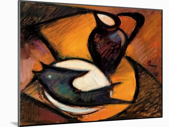 Fish and Jug, 1965-Emil Parrag-Mounted Giclee Print