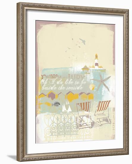 Fish and Ships I-Ken Hurd-Framed Giclee Print