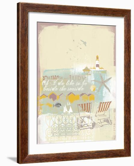 Fish and Ships I-Ken Hurd-Framed Giclee Print