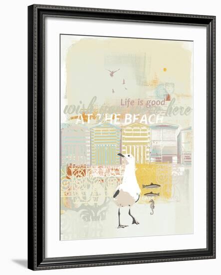 Fish and Ships IV-Ken Hurd-Framed Giclee Print