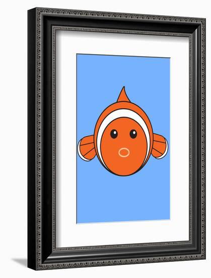 Fish - Animaru Cartoon Animal Print-Animaru-Framed Giclee Print