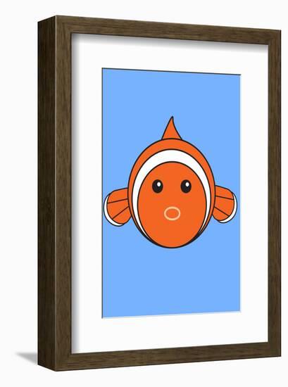 Fish - Animaru Cartoon Animal Print-Animaru-Framed Giclee Print